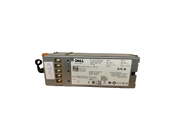 Dell Power R710 Power Supply PN 07NVX8 870W
